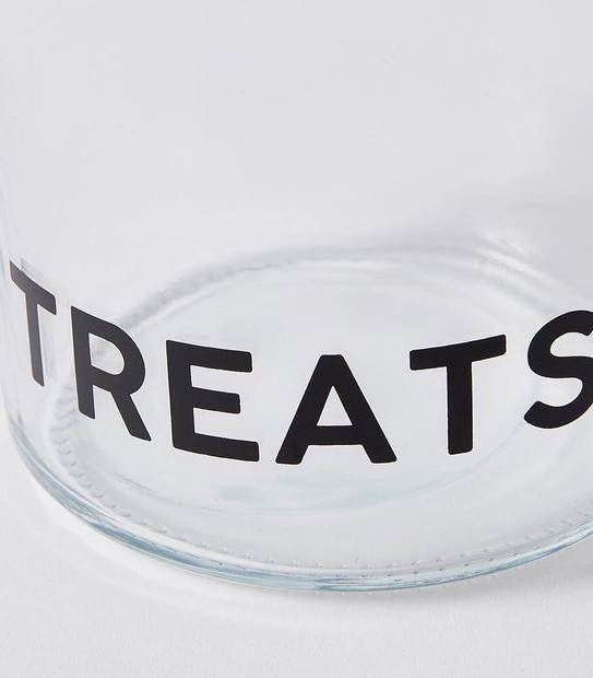 Treats Pet Glass Storage Jar
