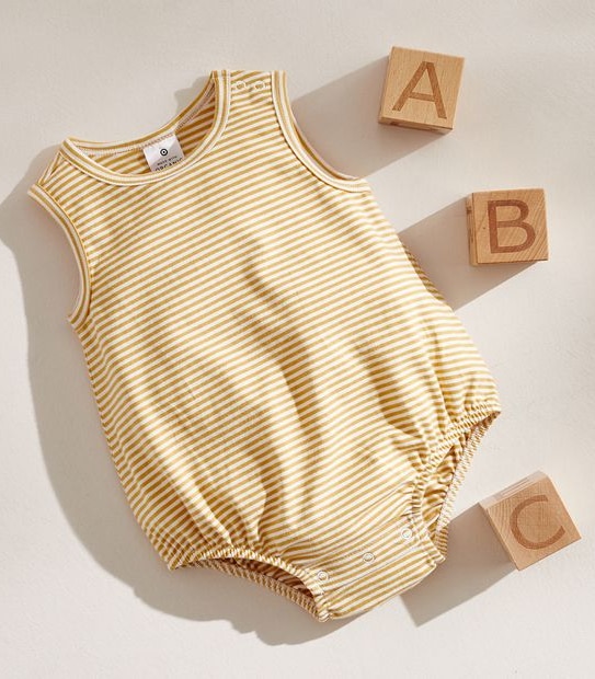 Baby Organic Cotton Bubble Bodysuit