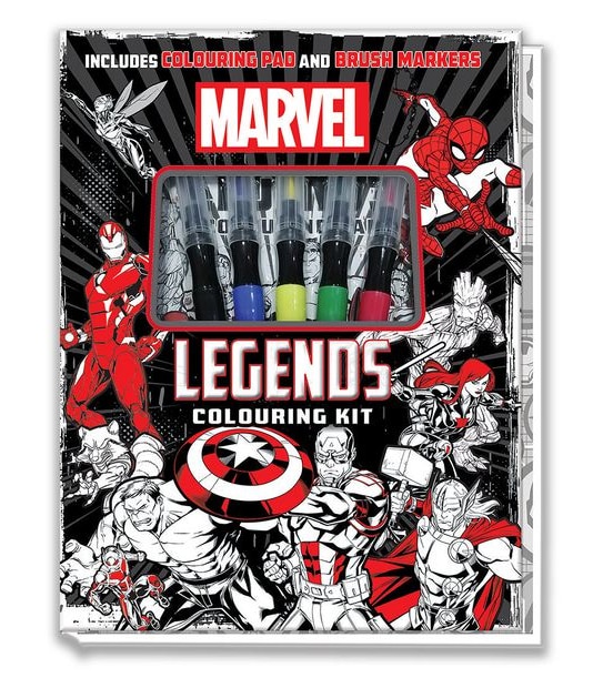 Marvel: Adult Legends Colouring Kit