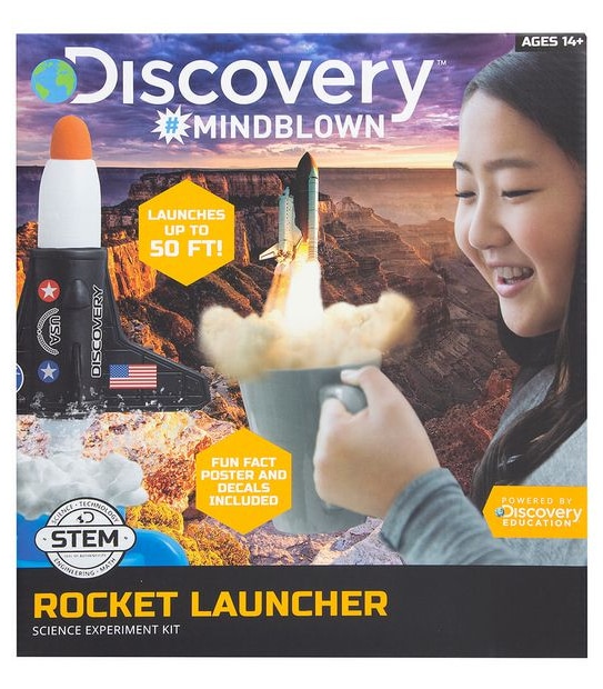 STEM Discovery Rocket Launcher Science Experiment Kit