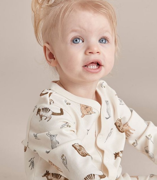 3 Pack Baby Organic Cotton Snap Coveralls