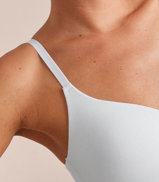 Cotton Wirefree T-Shirt Bra - White