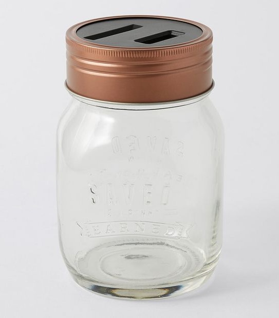 Counting Money Jar 