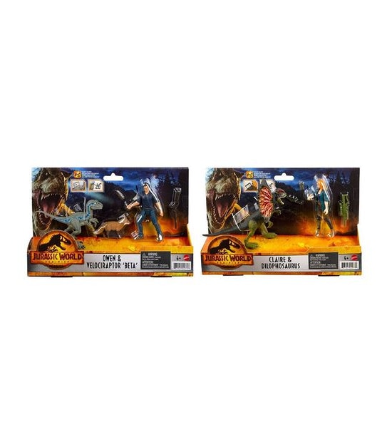 Jurassic World Human & Dino Pack - Assorted*