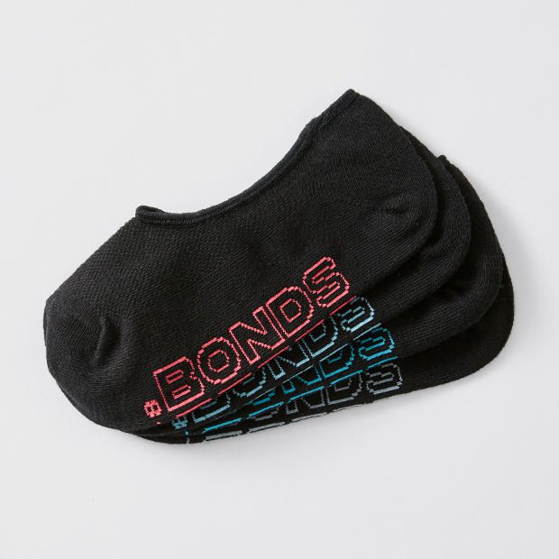 Bonds 4 Pack Sneaker Socks Bonds 4 Pack Sneaker Socks