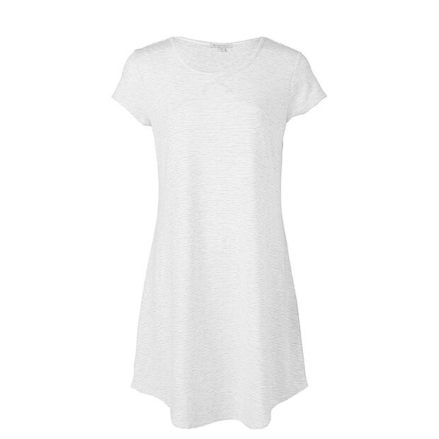 Stripe Nightie - Grey Stripe Nightie - Grey