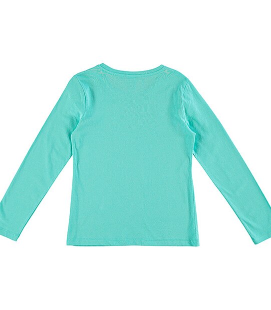 Long Sleeve Fox Line Print Top