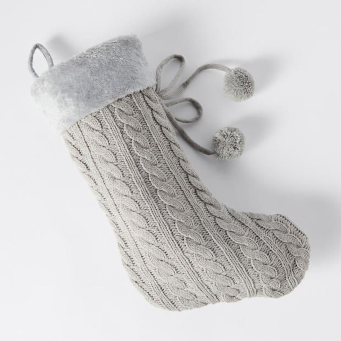 Cable Knit Christmas Stocking Target Australia