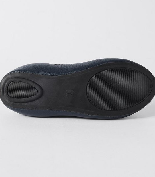 Junior Ballet Flat - Navy Blue