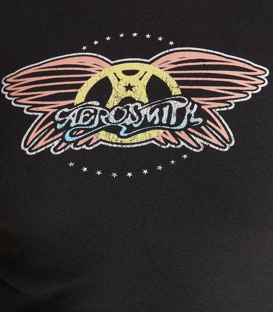 Licensed Aerosmith Baby Crop T-Shirt