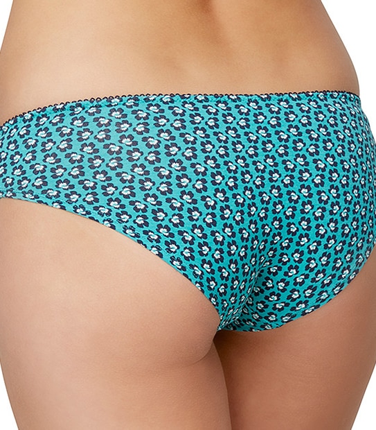 Lily Loves 2 Pack Bikini Briefs - Teal/Navy 2 of 5