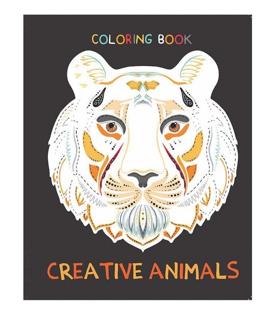 Creative Animals Colouring Book 