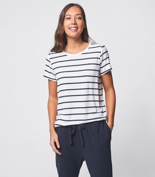 Organic Cotton Jersey Drop Crotch Pants