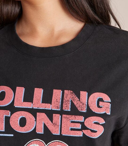 The Rolling Stones Crew Neck Boxy T-Shirt 4 of 6