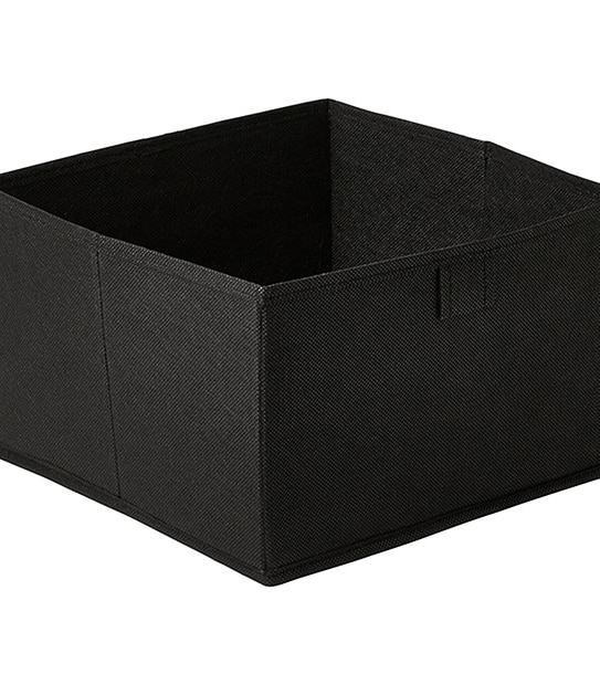 Pack of 2 Folding Drawers - Black