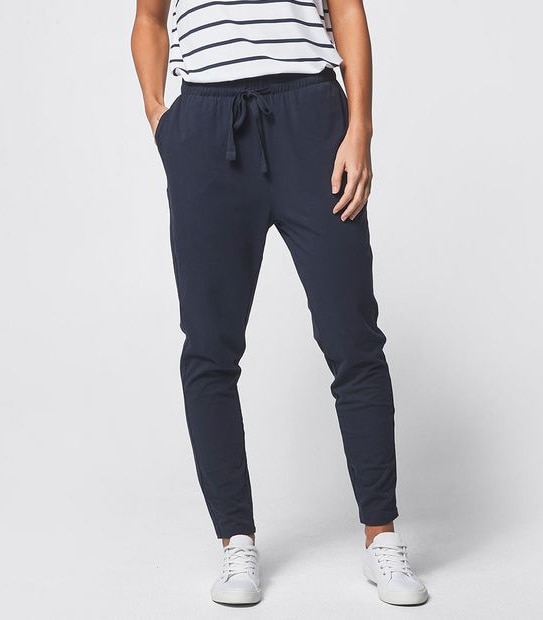 Organic Cotton Jersey Drop Crotch Pants