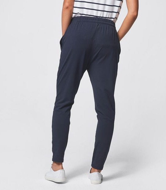 Organic Cotton Jersey Drop Crotch Pants