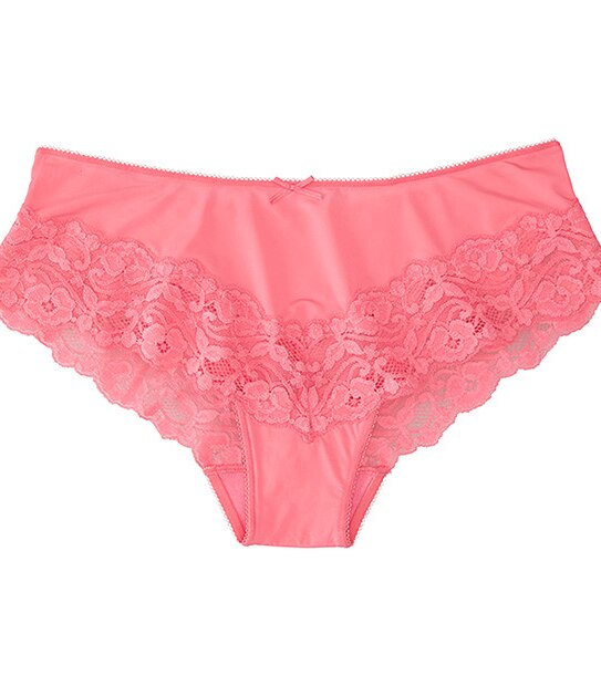 Microfibre Cheeky Cut Bikini Briefs - Pink Lemonade