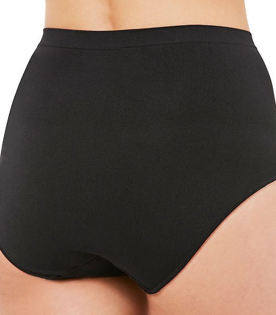 2 Pack Seamfree Full Briefs - Black
