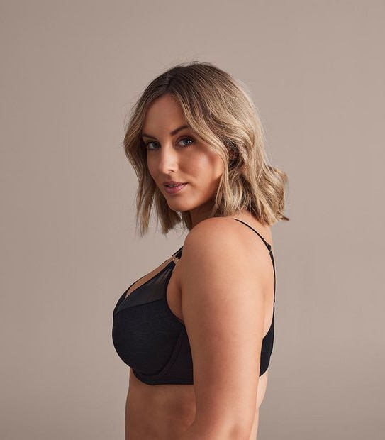 Fuller Figure All Over Mesh Underwire Bra; Style: TLEMR090
