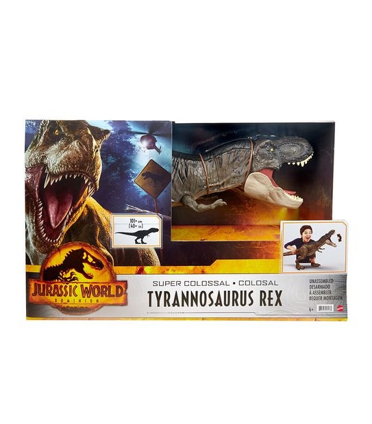 Jurassic World Super Colossal Tyrannosaurus Rex Dinosaur Action Fgure