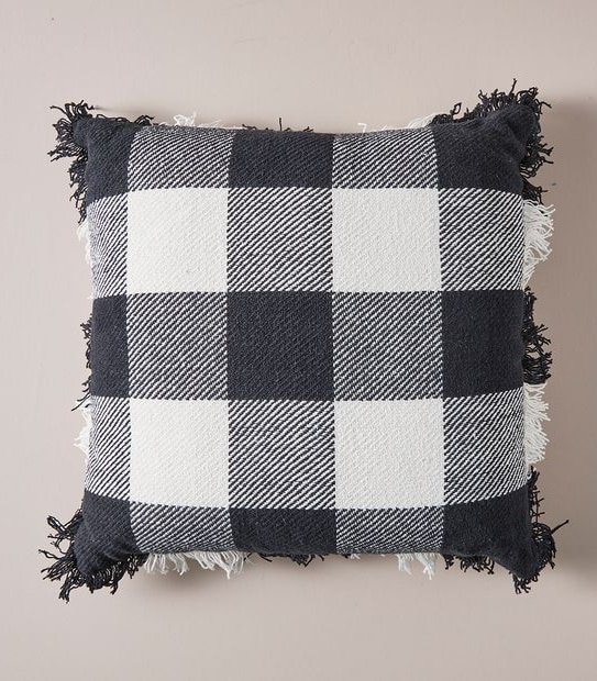 Paloma Check Cushion