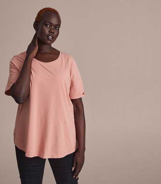 Curve Organc Cotton T-Shirt