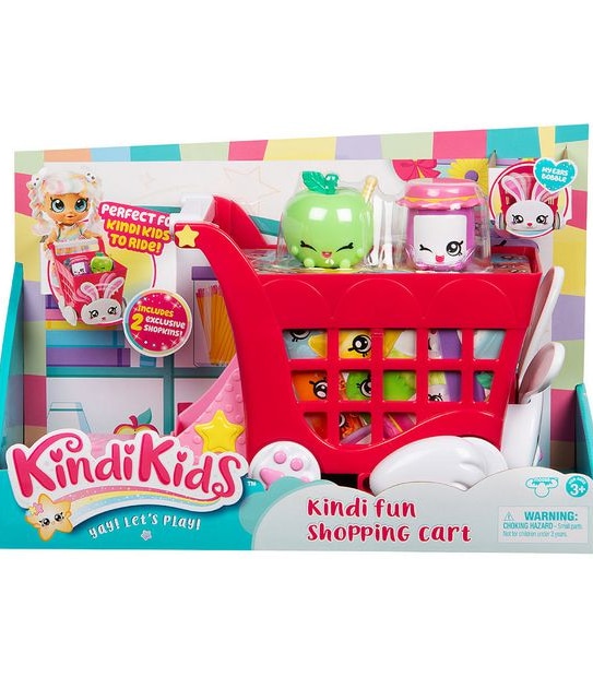Shopkins Kindi Kids Kindi Fun Shopping Cart Playset