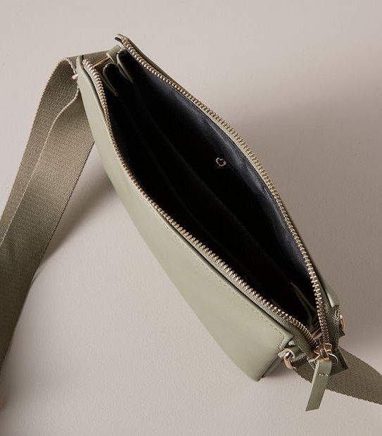 Tri Pocket Crossbody Bag