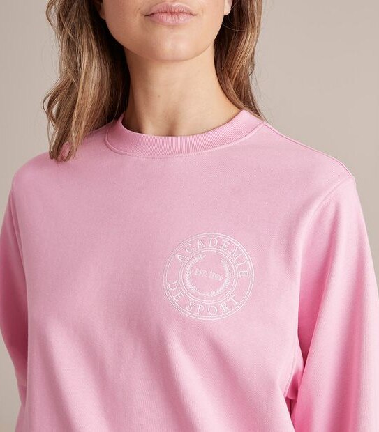 Active French Terry Long Sleeve Crew Jumper 3 of 6