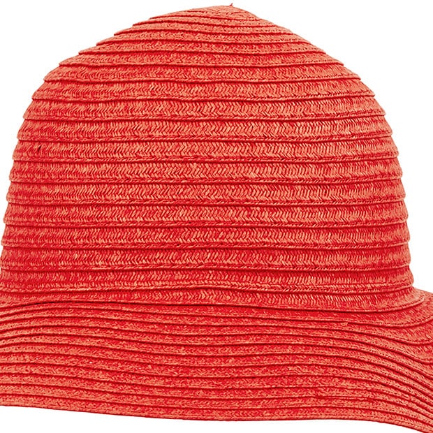 Basic Floppy Straw Hat - Red | Target 