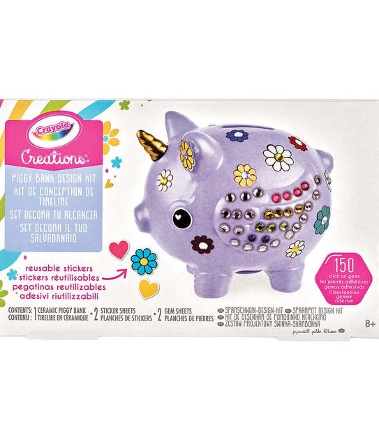 Crayola Creations Piggy Bank Design Kit