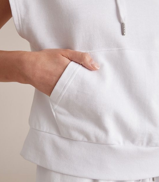 Active French Terry Sleeveless Hoodie