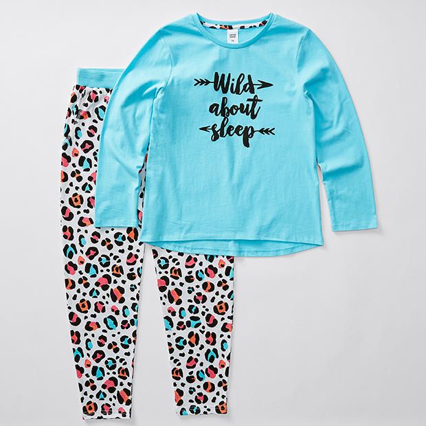 'Wild About Sleep' Jersey Pyjama Set 'Wild About Sleep' Jersey Pyjama Set