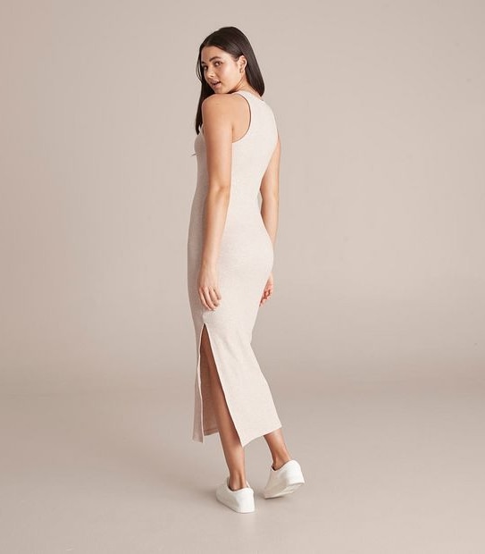 Lily Loves Rib Racer Midi Dress