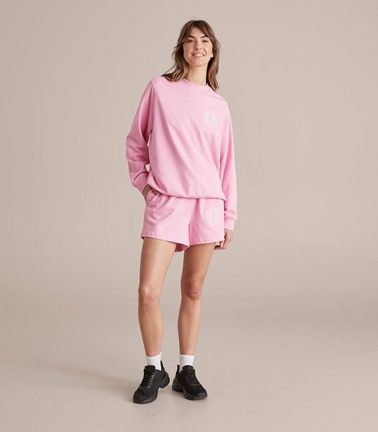 Active French Terry Long Sleeve Crew Jumper 4 of 6