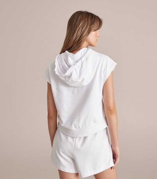 Active French Terry Sleeveless Hoodie