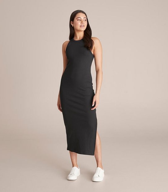 Lily Loves Rib Racer Midi Dress