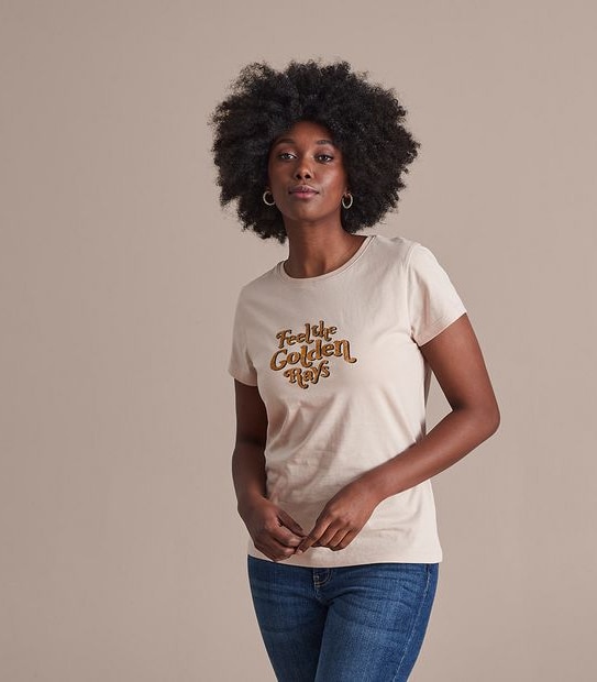 Fitted Crew Printed T-Shirt