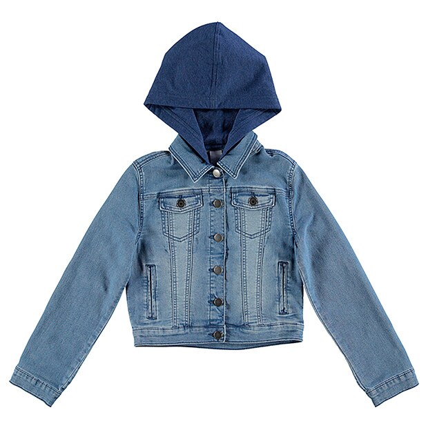 Hooded Denim Jacket Target Australia
