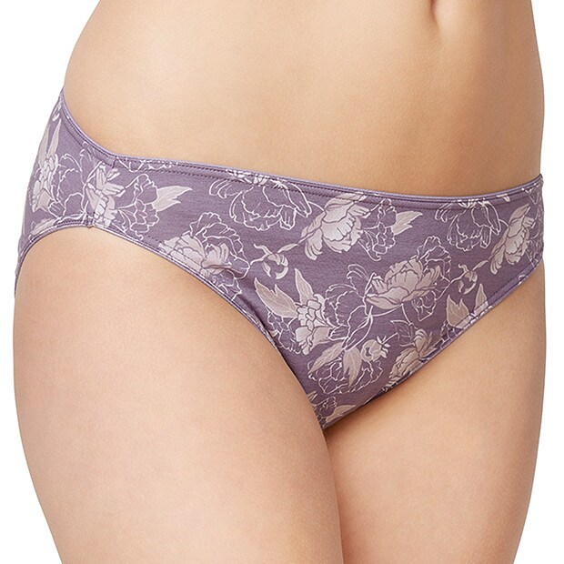 SpaFX Bikini Briefs - Floral Purple