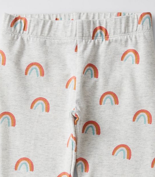 Rainbow Legging - Grey