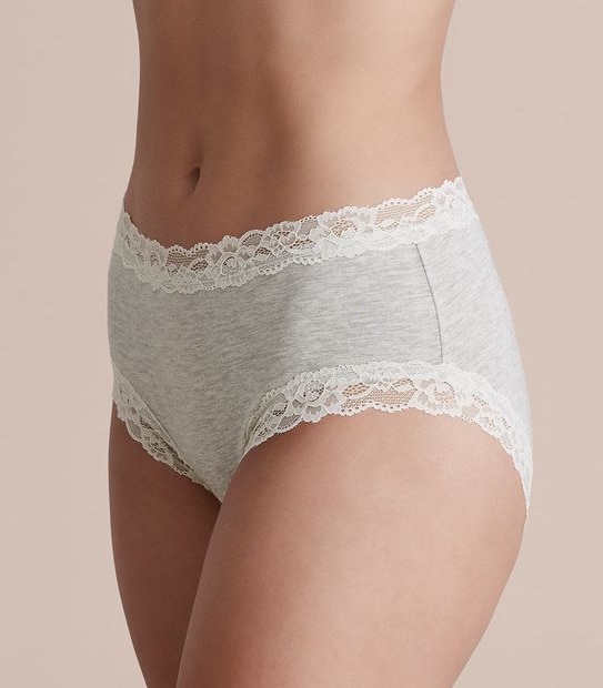Modal and Lace Midi Briefs; Style: WS5189TF