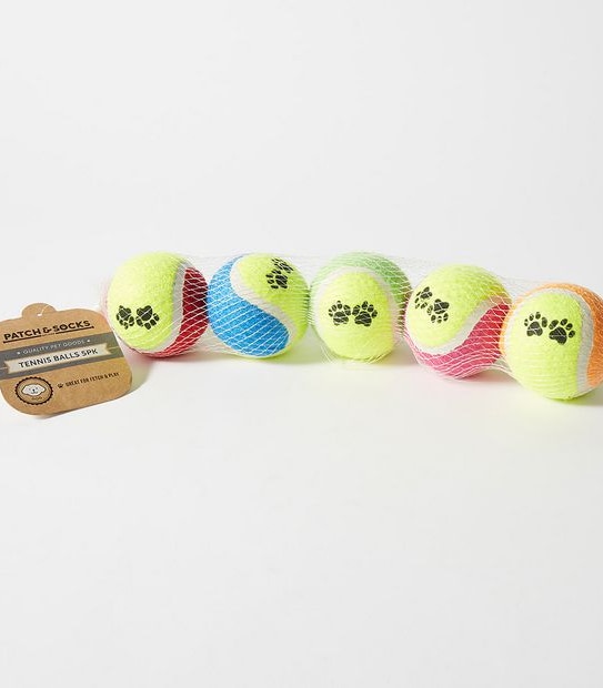 Patch & Socks Tennis Balls 5 Pack