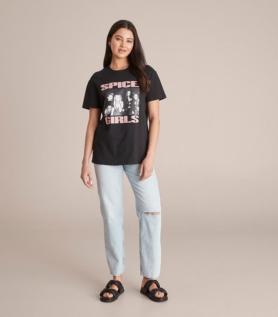 Spice Girls Crew Neck Boxy T-Shirt