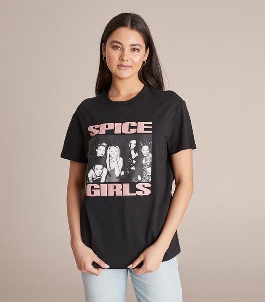 Spice Girls Crew Neck Boxy T-Shirt