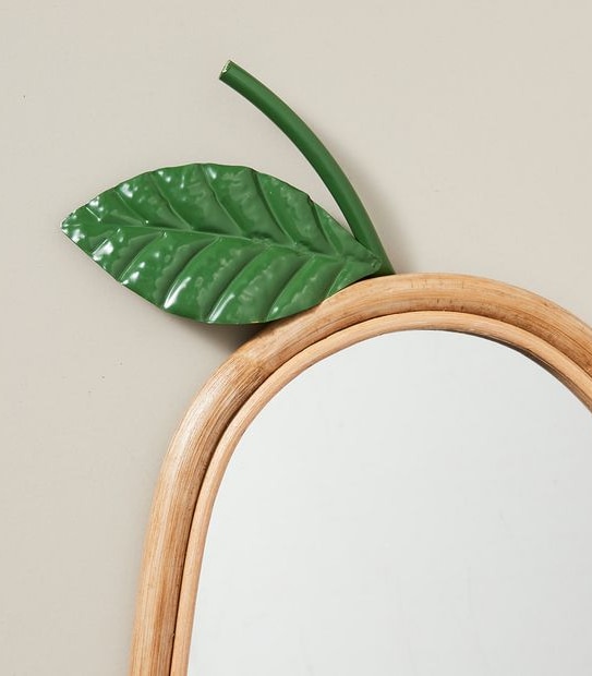 Wicker Mirror Pear