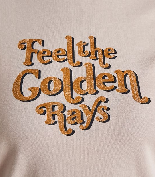 Fitted Crew Printed T-Shirt
