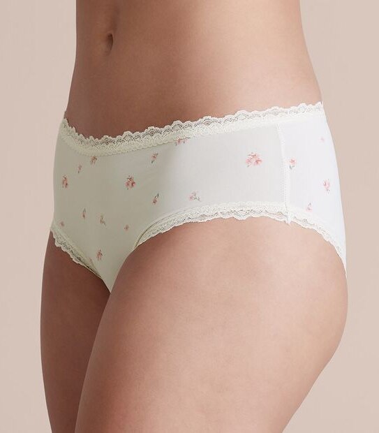 Lily Loves Recycled Micro and Lace Boyleg Briefs; Style: WS5193TL