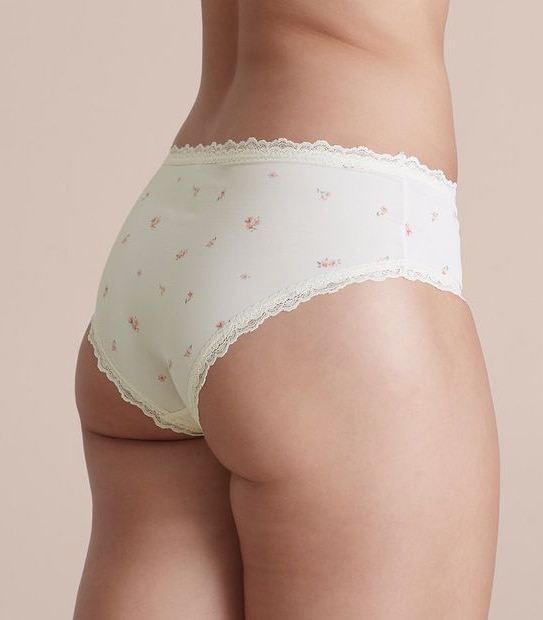 Lily Loves Recycled Micro and Lace Boyleg Briefs; Style: WS5193TL